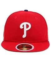 New Era Big Boys and Girls Philadelphia Phillies Authentic Collection 59FIFTY Cap