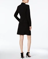 Anne Klein Missy & Petite Executive Collection Single-Button A-Line Skirt Suit