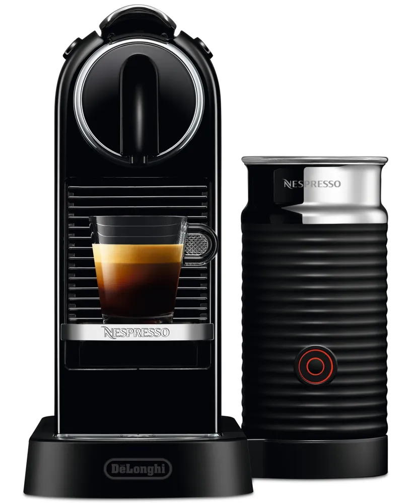 Nespresso Original CitiZ Espresso Machine by De'Longhi, with Aeroccino Milk Frother