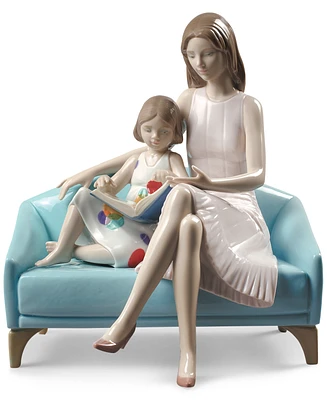 Lladro Our Reading Moment Figurine