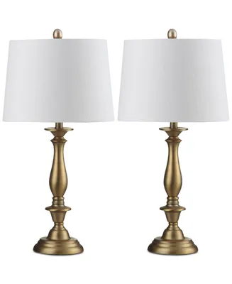 Safavieh Set of 2 Brighton Candlestick Table Lamp