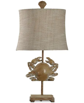 StyleCraft Crab Fossil Table Lamp
