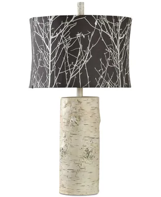StyleCraft Willow Log Table Lamp