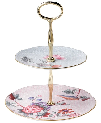 Wedgwood Cuckoo Two Tier Cake Stand