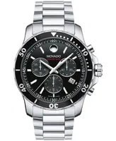 Movado Men's Swiss Chronograph Series 800 Performance Steel Bracelet Diver Watch 42mm