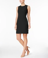 Anne Klein Missy Petite Executive Collection Shawl-Collar Sleeveless Sheath Dress Suit, Created for Macy's