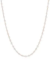 Effy Cultured Freshwater Pearl (3mm) Statement Necklace 14k Gold, White Gold or Rose