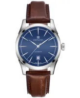 Hamilton Men's Swiss Automatic American Classic Brown Leather Strap Watch 42mm