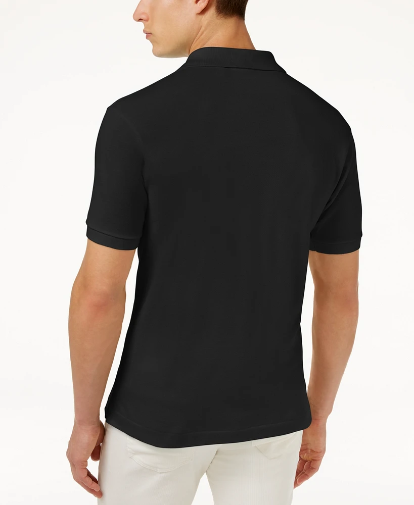 Men's Lacoste Slim Fit Short Sleeve Ribbed Polo Shirt