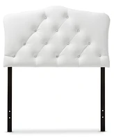 Rita Button-Tufted Scalloped Twin Headboard