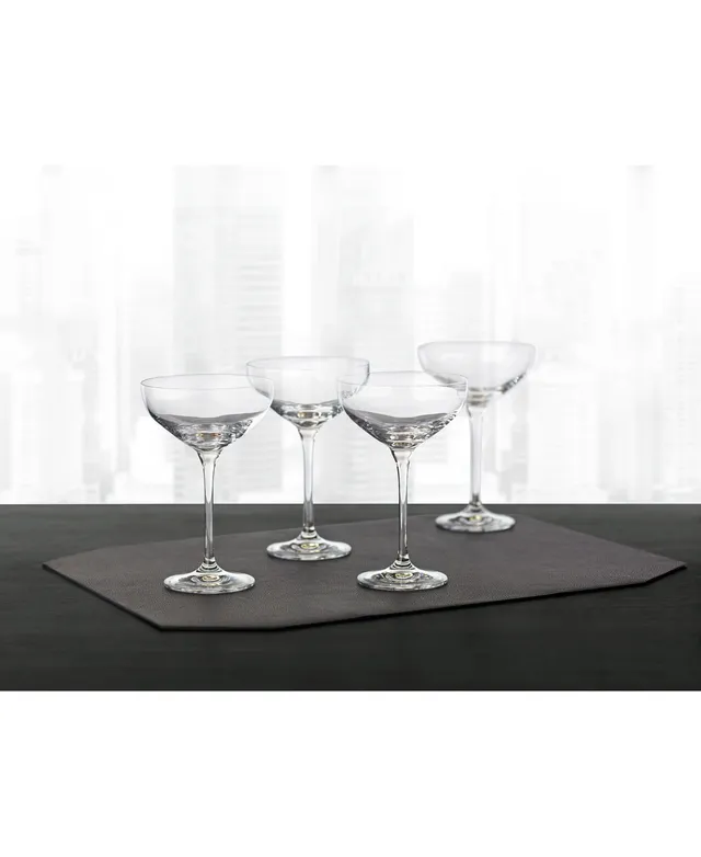 Hotel Collection Fluted Highball Glasses, Set of 4, Created for Macys - Clear