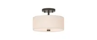 Livex Meridian Semi Flush Light