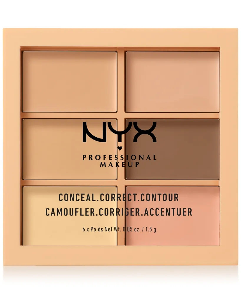 NYX PROFESSIONAL MAKEUP Conceal Correct Contour Palette, Deep, 0.05 Ounce :  : Beauty