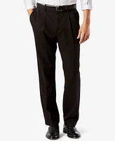 Dockers Men's Big & Tall Easy Classic Pleated Fit Khaki Stretch Pants