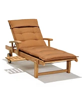 Bristol Teak Outdoor Chaise Lounge