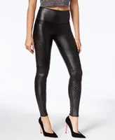 Spanx Faux Leather Moto Leggings, Regular & Petite