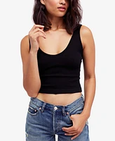 Free People Solid Rib Tank Top