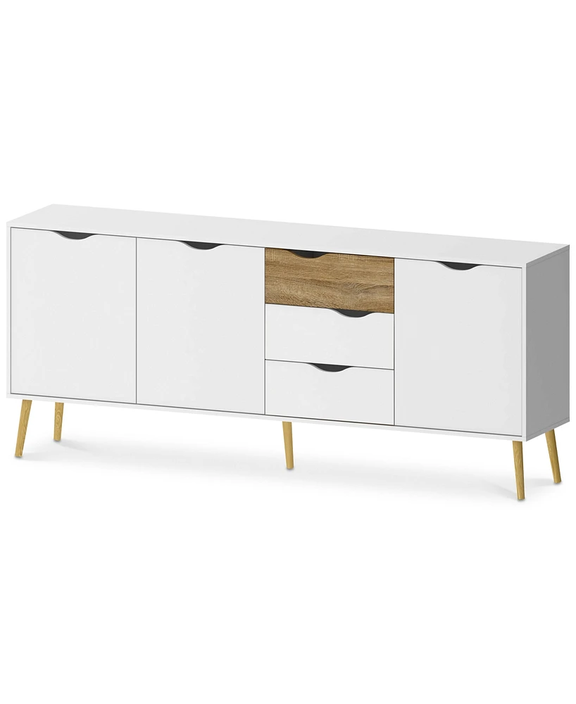 Sorena 3-Drawer Sideboard