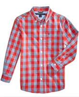 Tommy Hilfiger Toddler and Little Boys Kirk Box-Plaid Button-Down Shirt