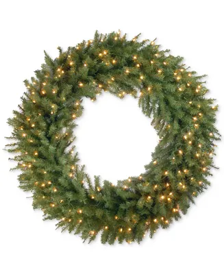 National Tree Company 48" Norwood Fir Wreath With 200 Clear Lights