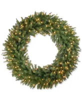 National Tree Company 48" Norwood Fir Wreath With 200 Clear Lights