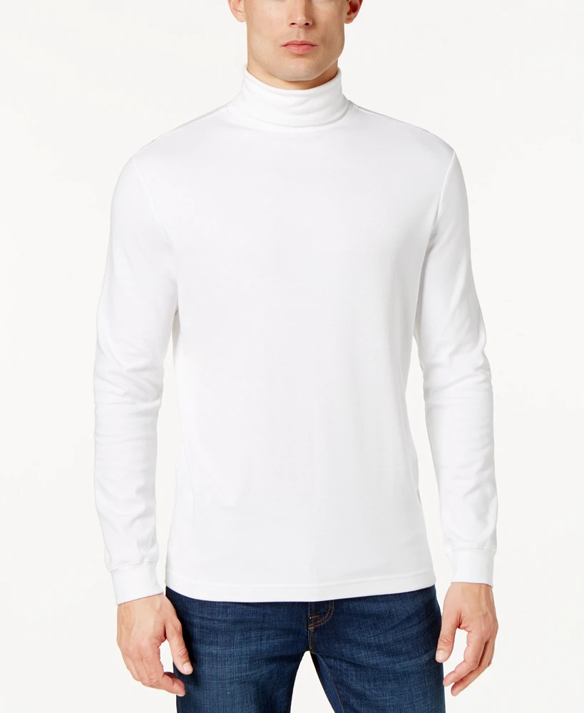 Club Room Men's Solid Turtleneck Shirt, Created for Macy's