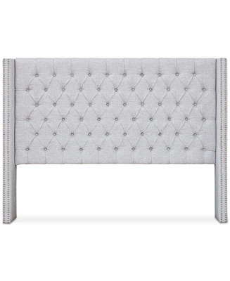 Madison Park Amelia Fabric Tufted Queen Headboard