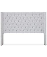 Madison Park Amelia Fabric Tufted Queen Headboard
