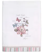 Avanti Butterfly Garden Cotton Bath Towel, 25" x 50"