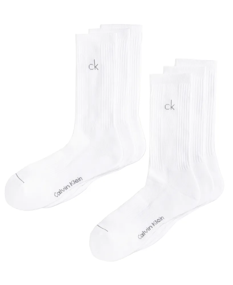 Calvin Klein Men's Athletic Performance Crew Socks 6-Pack