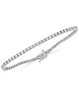 Diamond Miracle Line Tennis Bracelet (1 ct. t.w.) in 14k White Gold