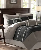 Madison Park Palmer Faux-Suede7-Pc. Comforter Set, Queen