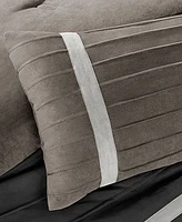 Madison Park Palmer Faux-Suede 7-Pc. Comforter Set