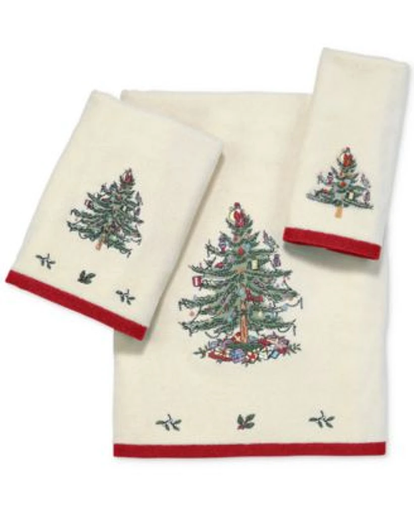 Avanti Spode Christmas Tree Towel Collection