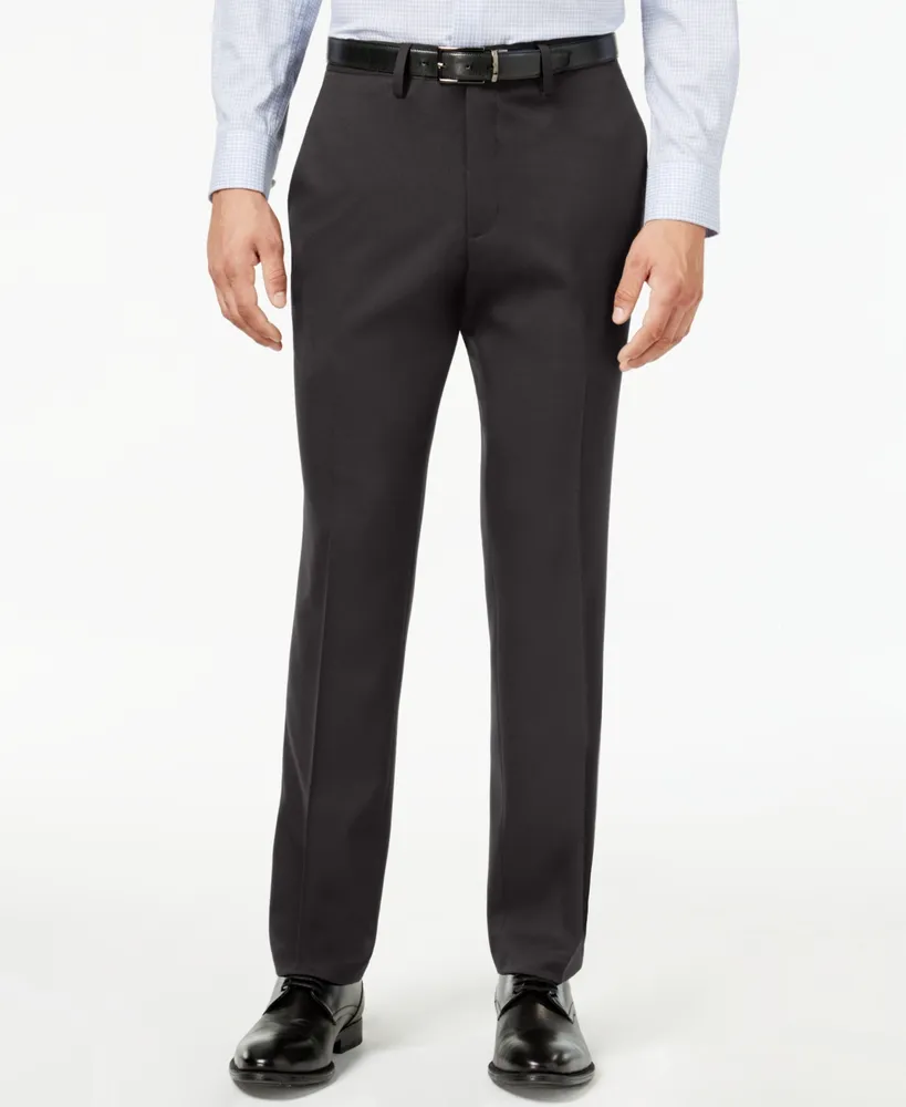 Kenneth Cole Reaction Men's Slim-Fit Stretch Gabardine Dress Pants