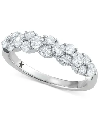 Diamond Garland Cluster Ring (1 ct. t.w.) in 14k White Gold