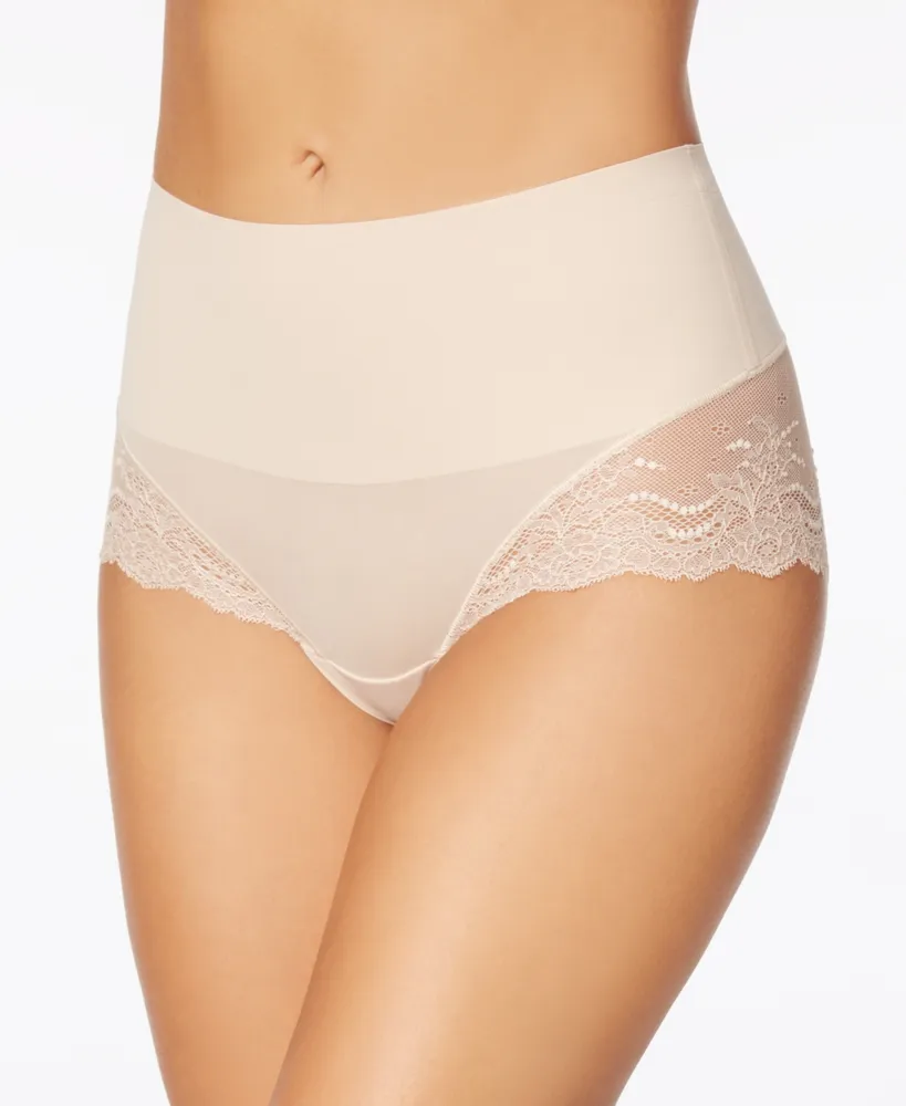 Undie-tectable Lace Hi-Hipster Panty with Sheer Trim for Women