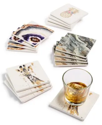 Thirstystone Printed Coaster Set Collection