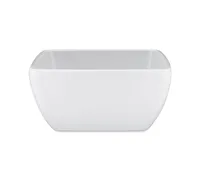 Q Squared Diamond Square 5" Melamine Cereal Bowls, Set Of 4