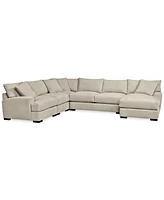 Closeout! Rhyder -Pc. Fabric Sectional Sofa with Chaise