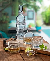 Godinger Dublin Stackable Decanter with 2 Glasses