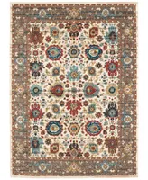 Karastan Spice Market Musi Cream 3'5" x 5'5" Area Rug