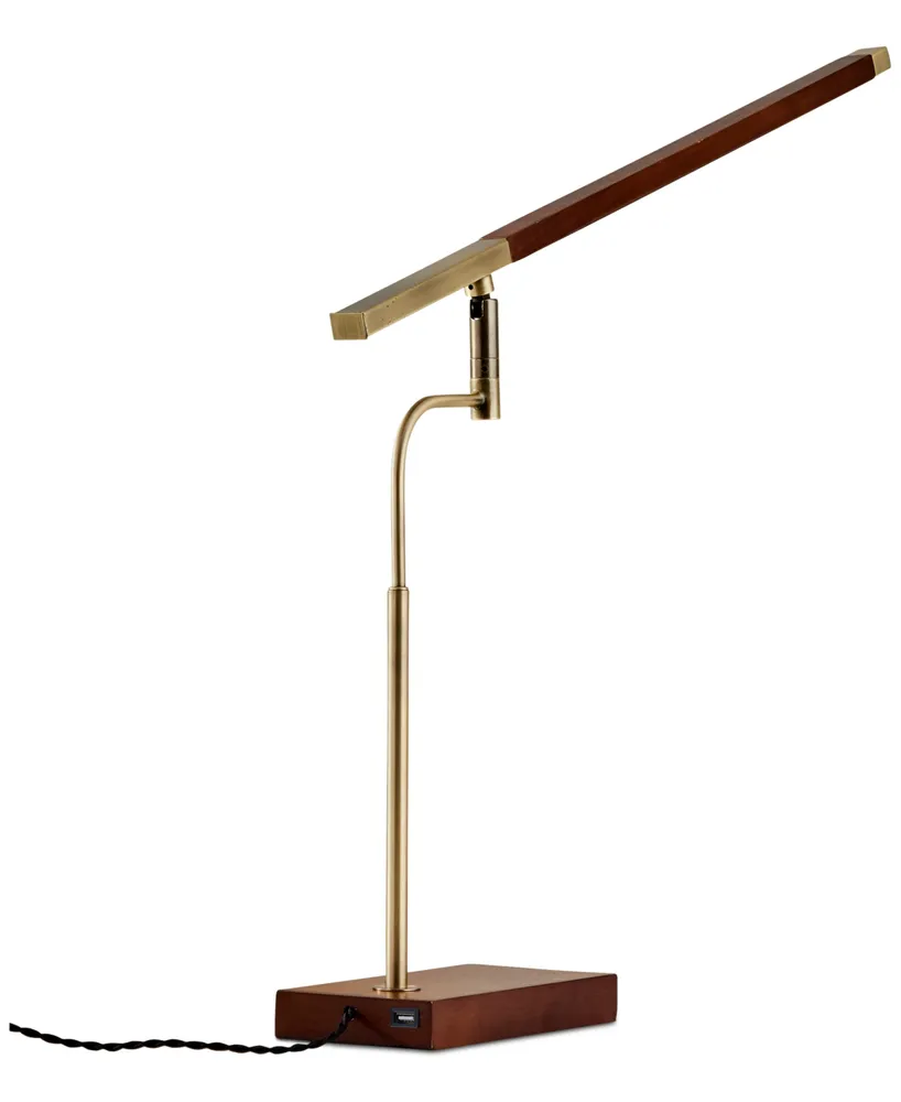 Adesso Barrett Led Desk Lamp with Usb Port