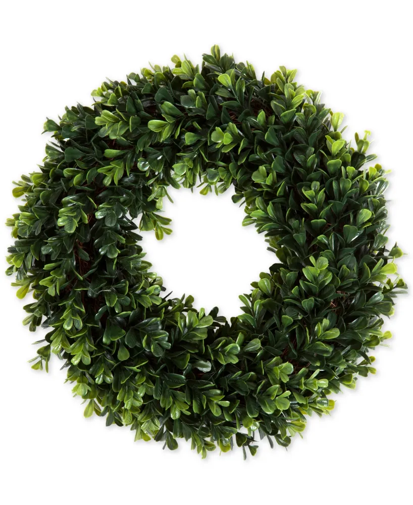 Pure Garden Faux Boxwood 12" Wreath