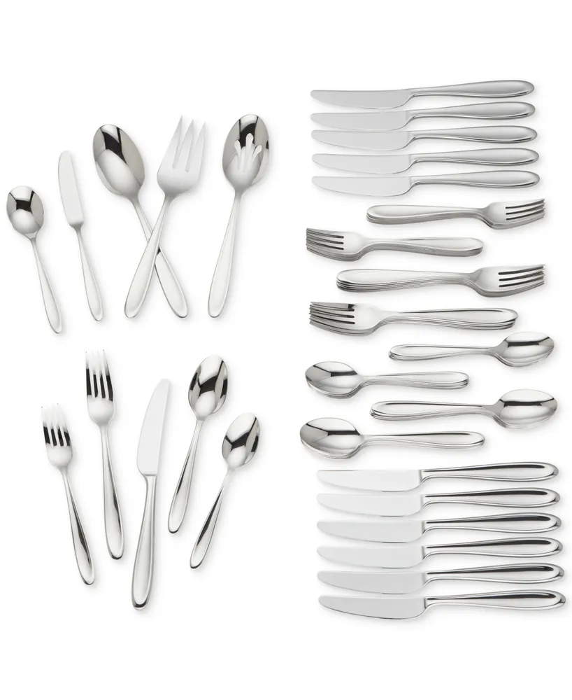 Lenox Cantera 65-Pc. 18/10 Stainless Steel Flatware Set, Service for 12