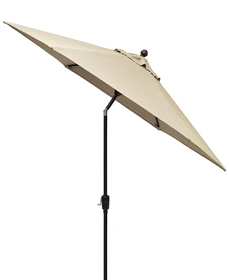 Closeout! Chateau Outdoor 9' Push Button Tilt Umbrella with Outdoor Fabric, Created for Macy's