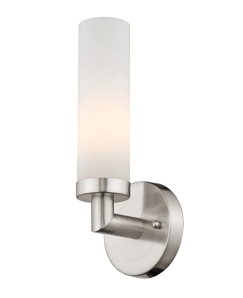 Livex Aero 1- Light Brushed Nickel Sconce