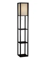 Adesso Wright Tall Shelf Floor Lamp