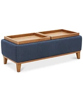 Jollene Fabric Storage Cocktail Ottoman, Created for Macy's