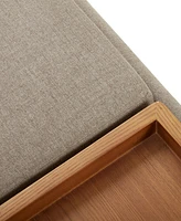 Jollene Fabric Storage Cocktail Ottoman, Created for Macy's